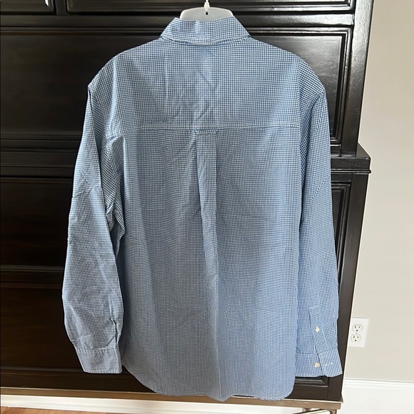 Chaps Blue Casual Button Down Shirt Classic Design - Picture 4 of 4